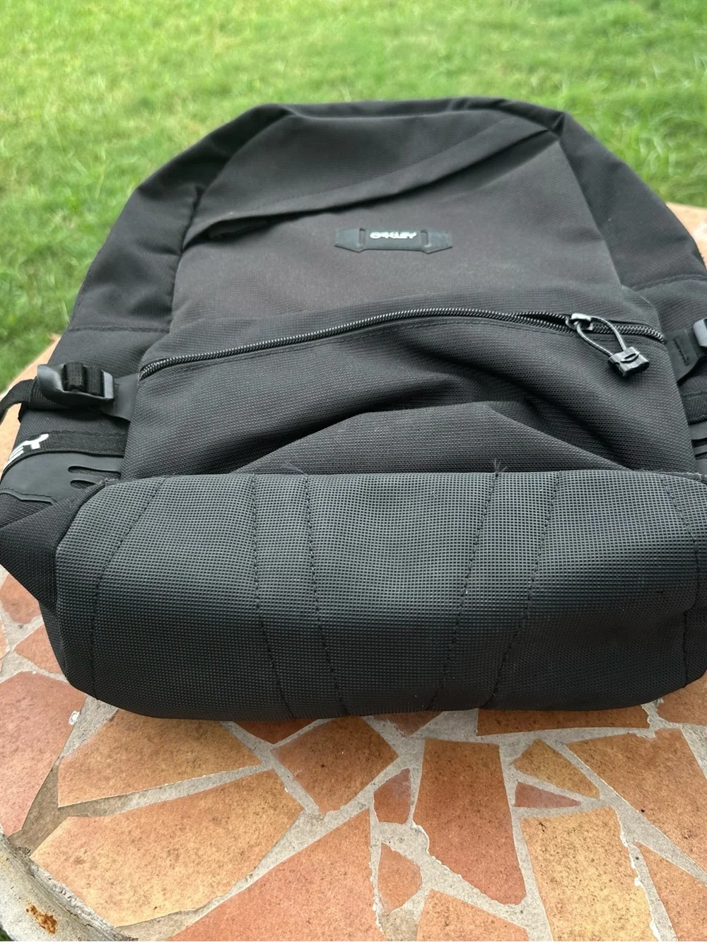 Oakley Black Commuter Backpack with Front Zip Pocket